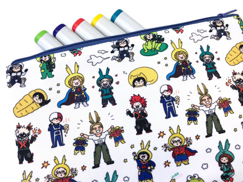 Onesie For All! Bigger BNHA Doodle Pouch