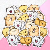 Pom Life! Kawaii Pomeranian Sticker Set