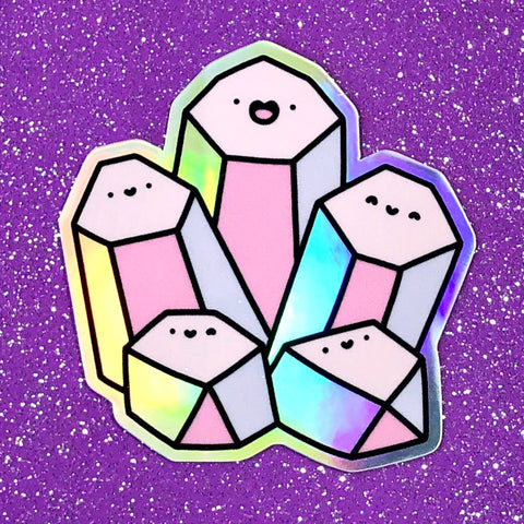 Holographic Crystal Sticker